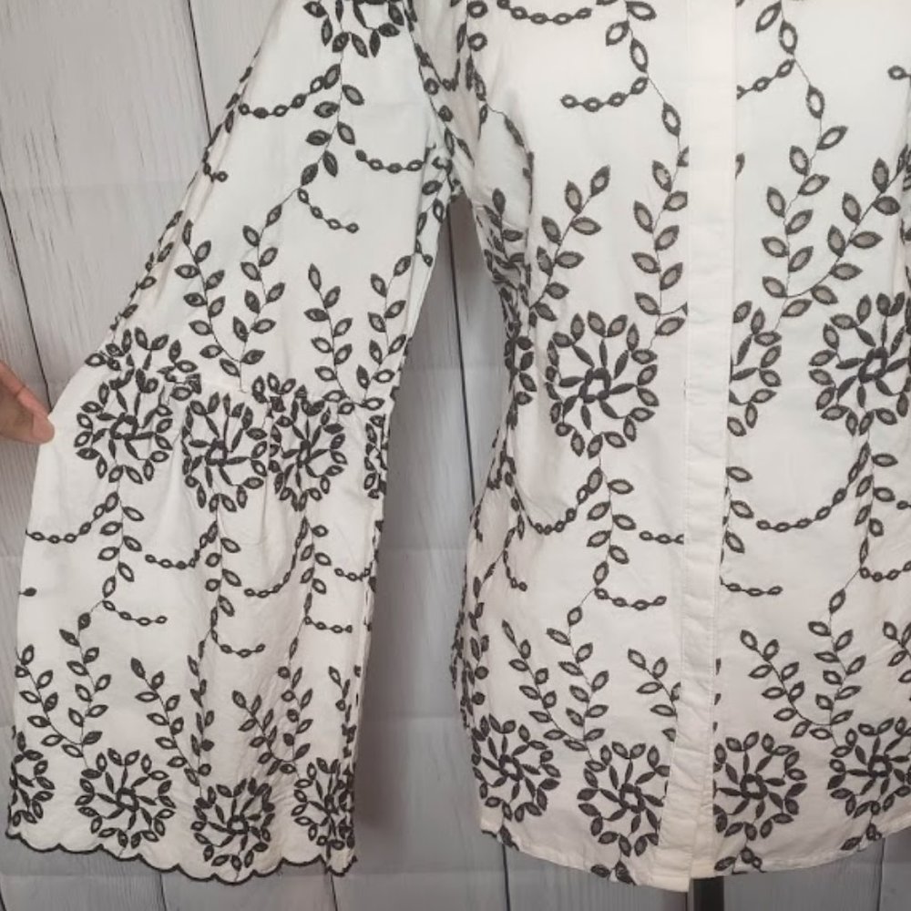 NWOT Worthington Dress Black & White Top - Picture 4 of 6